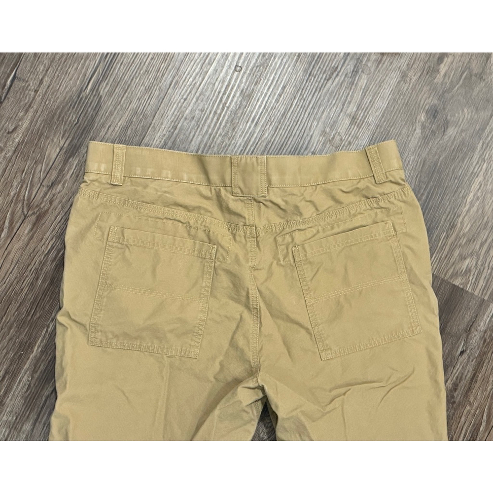 L.L.Bean Men’s Standard Fit Tan Chino 100% Cotton Pants Flat Front Size 38x29 - Picture 7 of 8